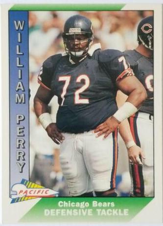 William Perry #52 Football Cards 1991 Pacific