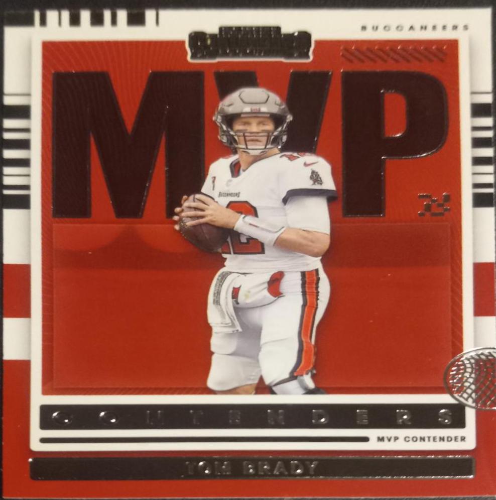 Tom Brady #MVP-TBR Football Cards 2021 Panini Contenders Optic MVP