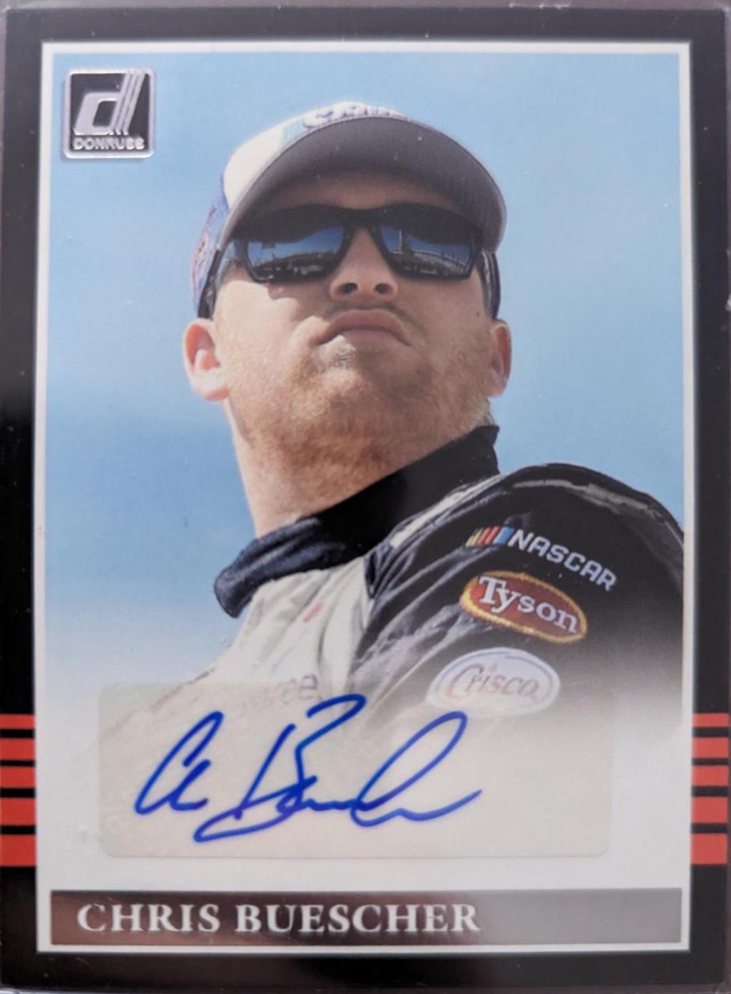 Chris Buescher #RS-CB Racing Cards 2018 Panini Donruss Nascar Retro Signatures 1985