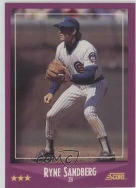 Ryne Sandberg #26 Baseball Cards 1988 Score