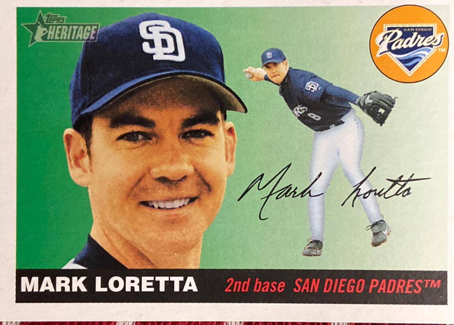 Mark Loretta #45 Baseball Cards 2004 Topps Heritage