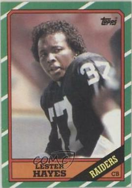 Lester Hayes #74 Football Cards 1986 Topps