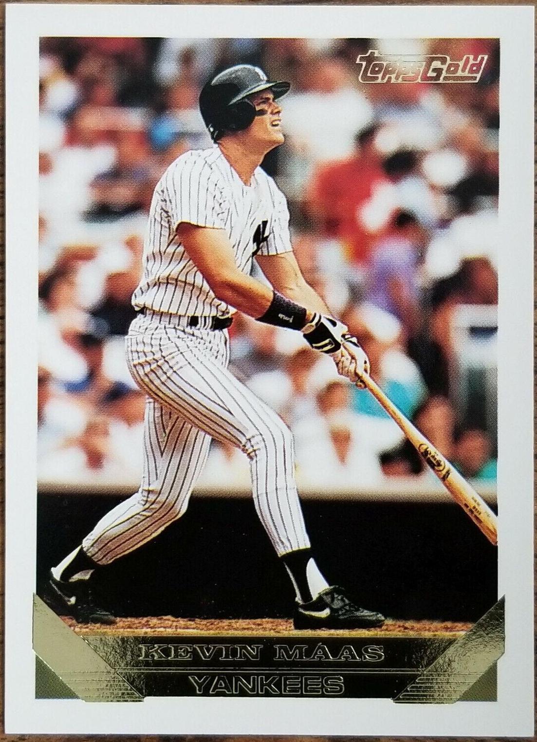 Kevin Maas #168 Baseball Cards 1993 Topps Gold