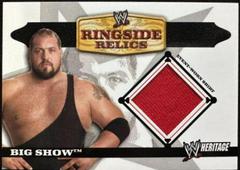 Big Show Wrestling Cards 2006 Topps Heritage II WWE Ringside Relics Prices