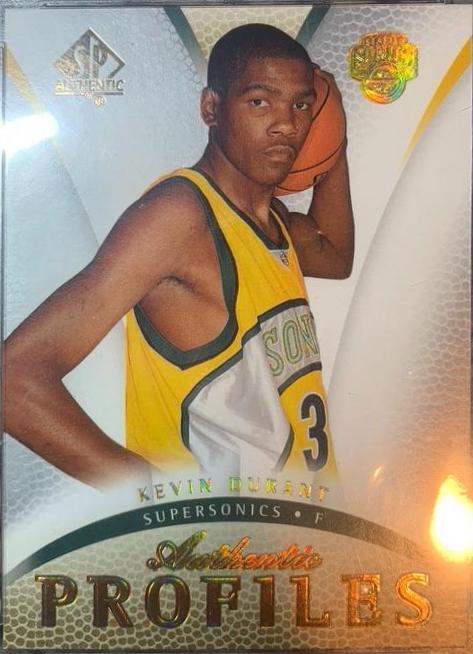 Kevin Durant #AP-13 Basketball Cards 2007 SP Authentic Authentic Profiles