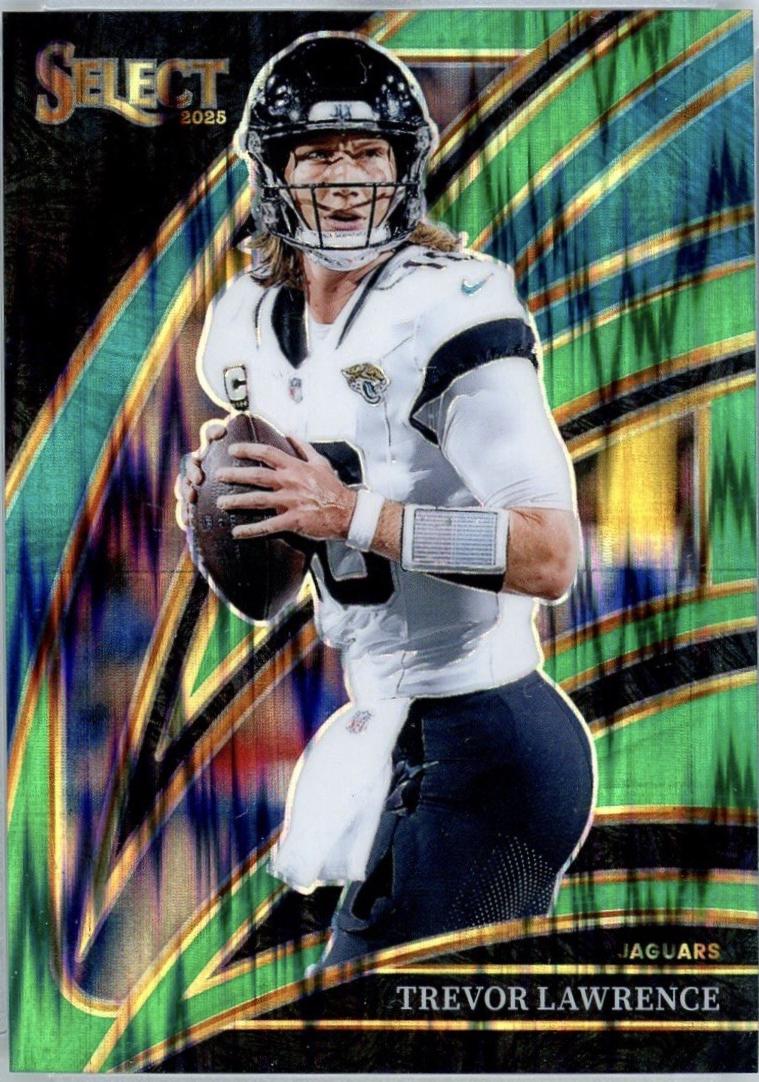 Trevor Lawrence [Green Prizm] #229 Prices | 2025 Panini Select