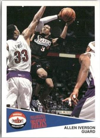 Allen Iverson #28 2001-02 Fleer Shoebox Basketball