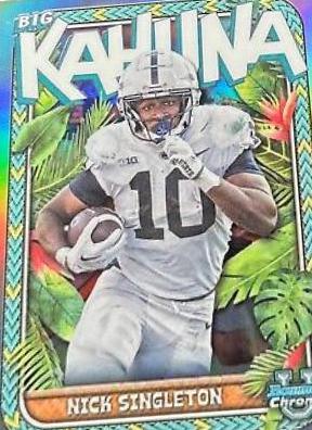 Nick Singleton #TBK-16 Football Cards 2023 Bowman Chrome University The Big Kahuna