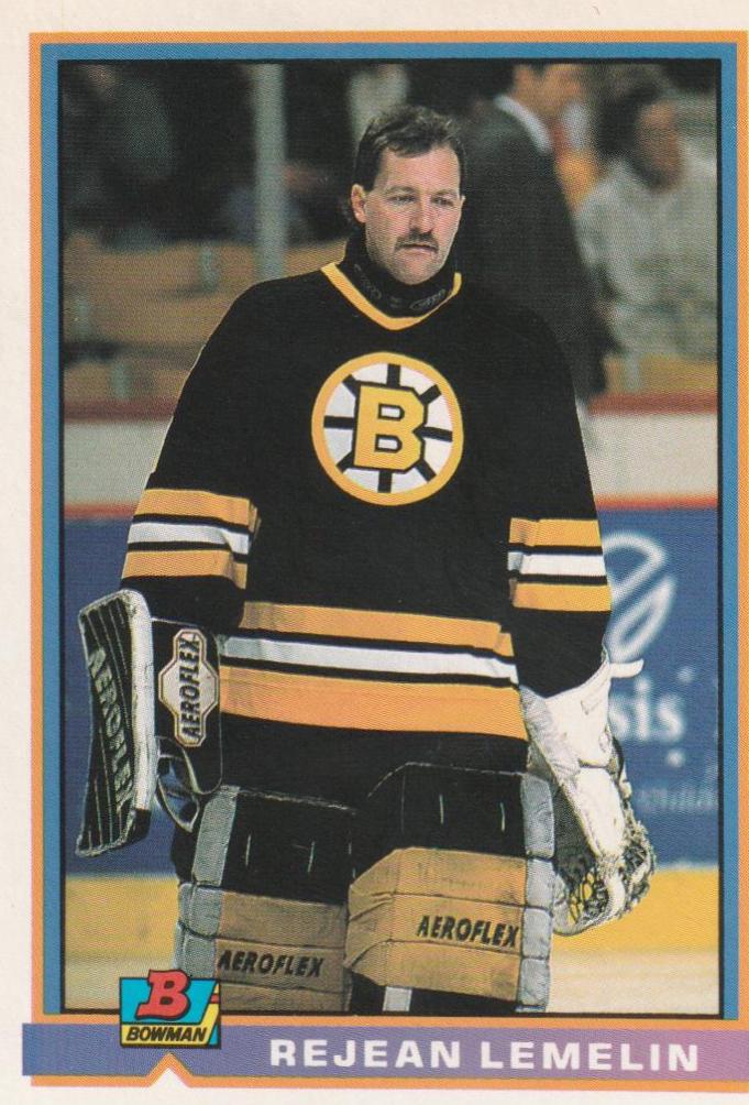 Rejean Lemelin #354 Hockey Cards 1991 Bowman