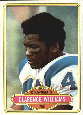 Clarence Williams #237 Football Cards 1980 Topps