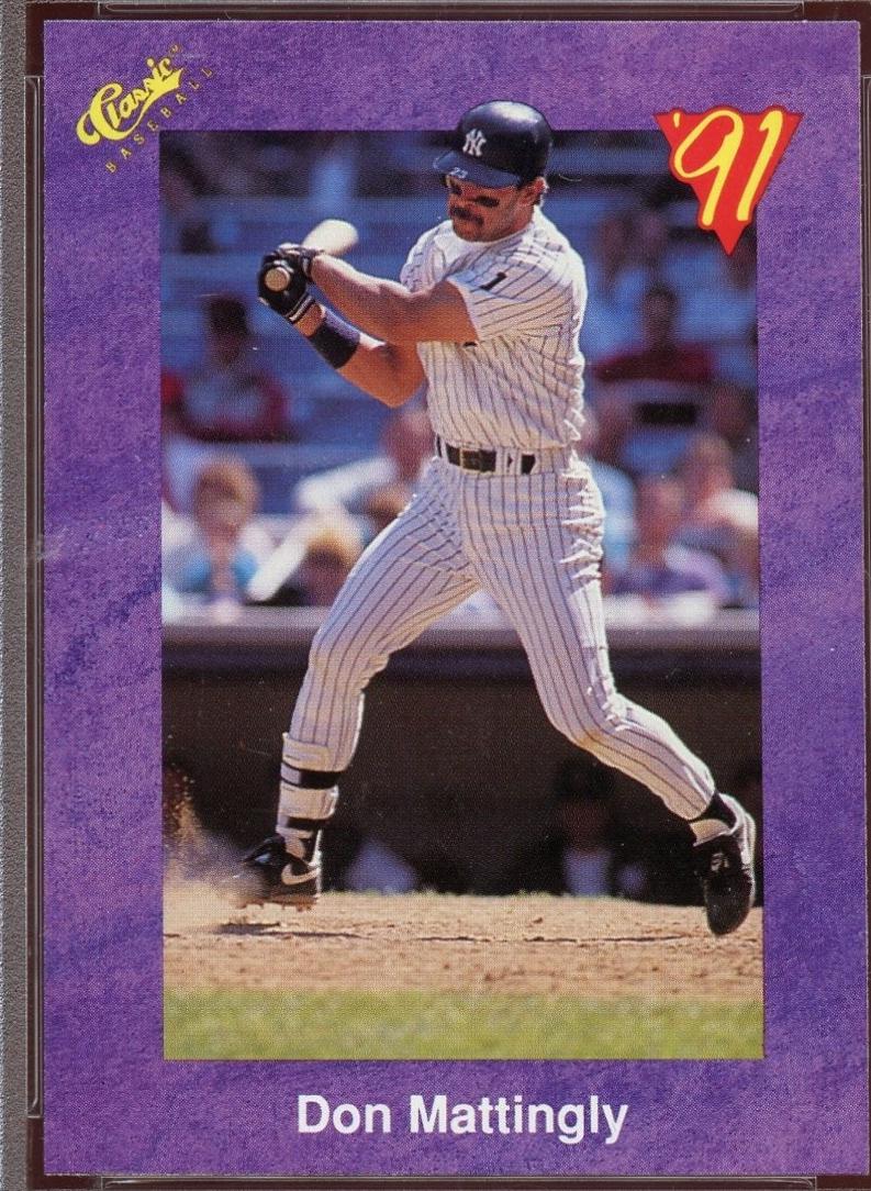 Don Mattingly #98 1991 Classic Baseball