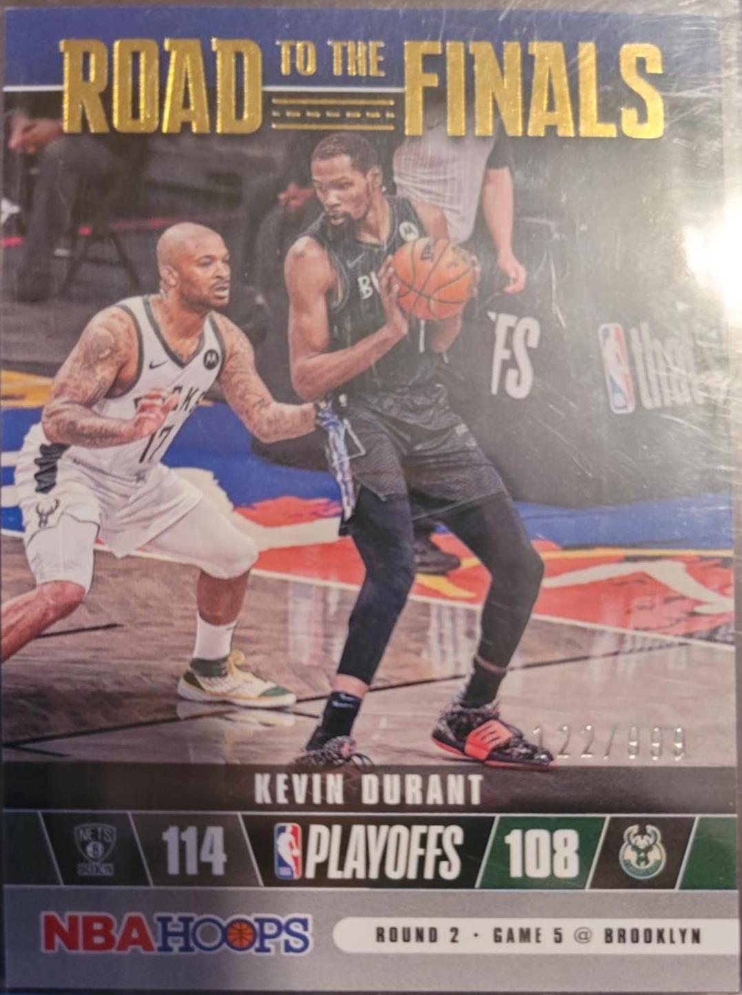 Kevin durant #44 Basketball Cards 2021 Panini Hoops Road to the Finals