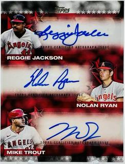 Nolan Ryan / Mike Trout / Reggie Jackson