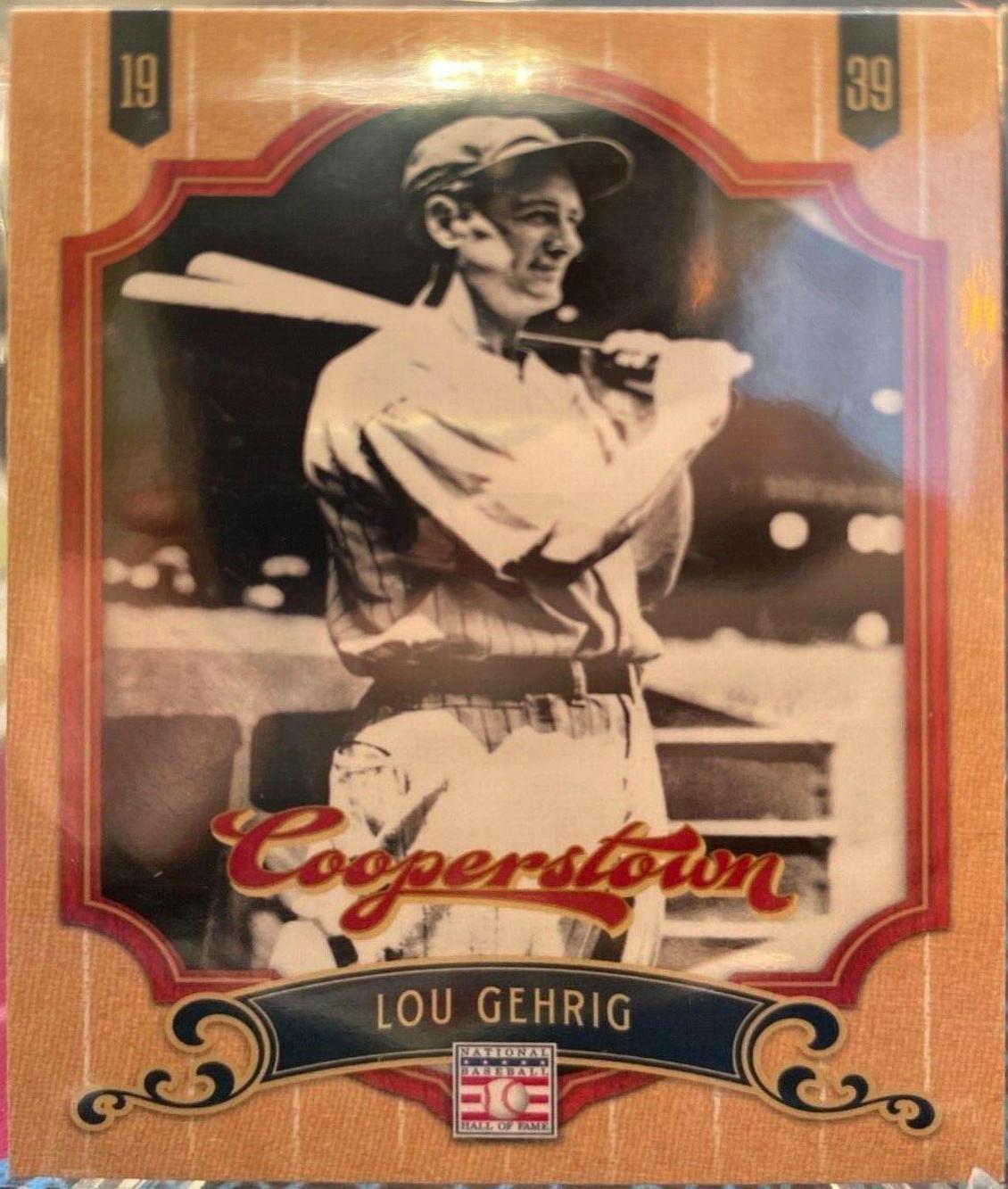 Lou Gehrig #6 Baseball Cards 2012 Panini Cooperstown