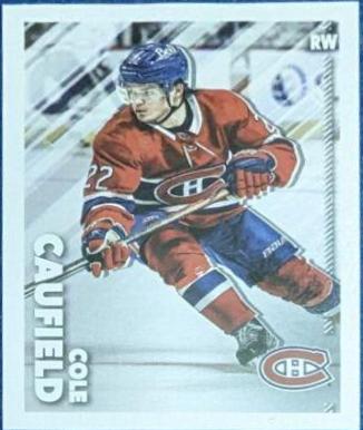 Cole Caufield #261 Hockey Cards 2022 Topps NHL Sticker