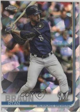 Ryan Braun #614 2019 Topps Chrome Sapphire Baseball