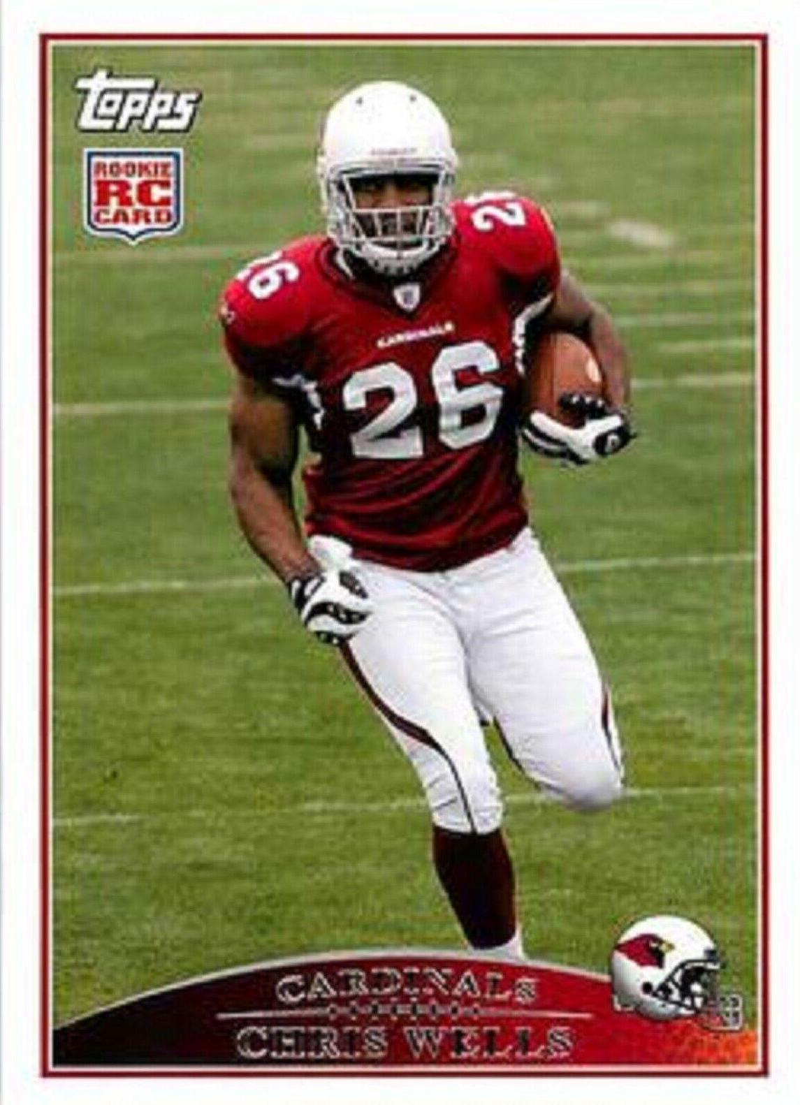 Chris Wells #360 Football Cards 2009 Topps