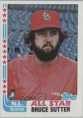 Bruce Sutter #347 Baseball Cards 1982 Topps