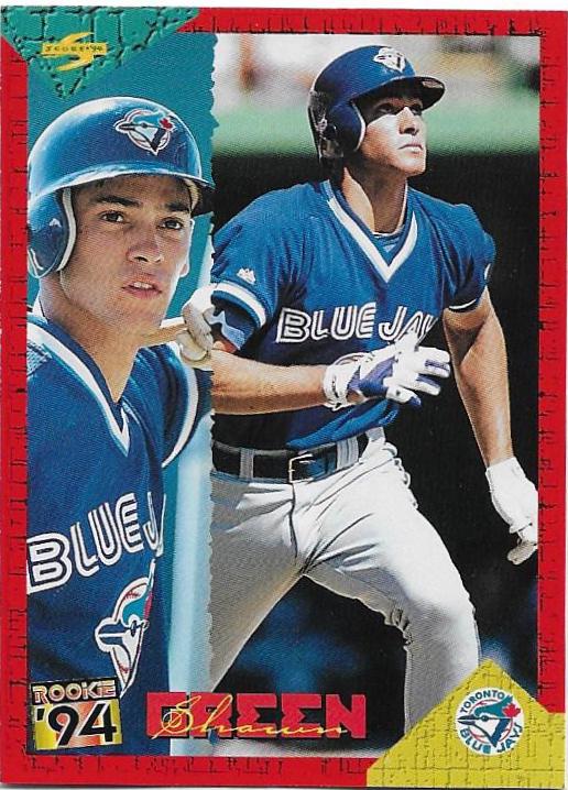 Shawn Green #RT91 Baseball Cards 1994 Score Rookie Traded