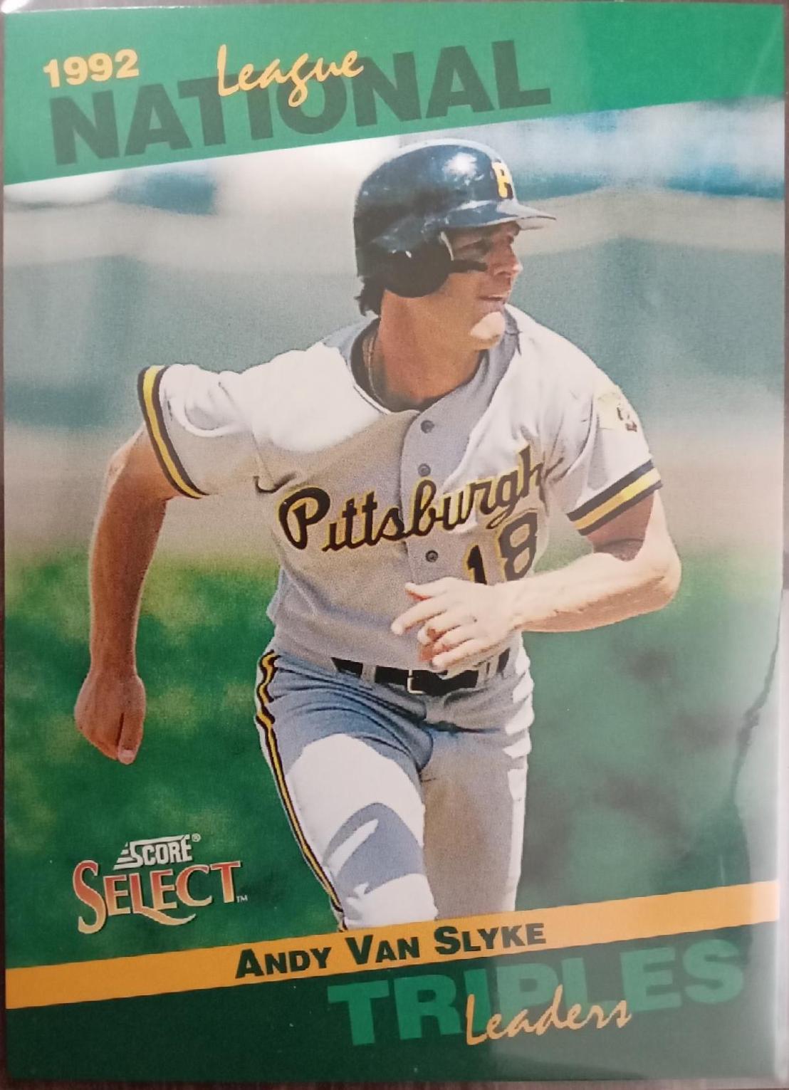 Andy Van Slyke #24 Baseball Cards 1993 Score Select Stat Leaders