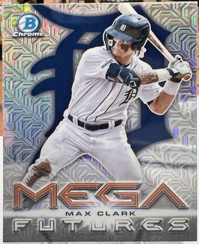 Max Clark #BMF-12 Baseball Cards 2025 Bowman Mega Futures