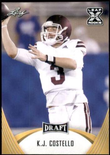 K.J. Costello #12 2021 Leaf Ultimate Draft Football