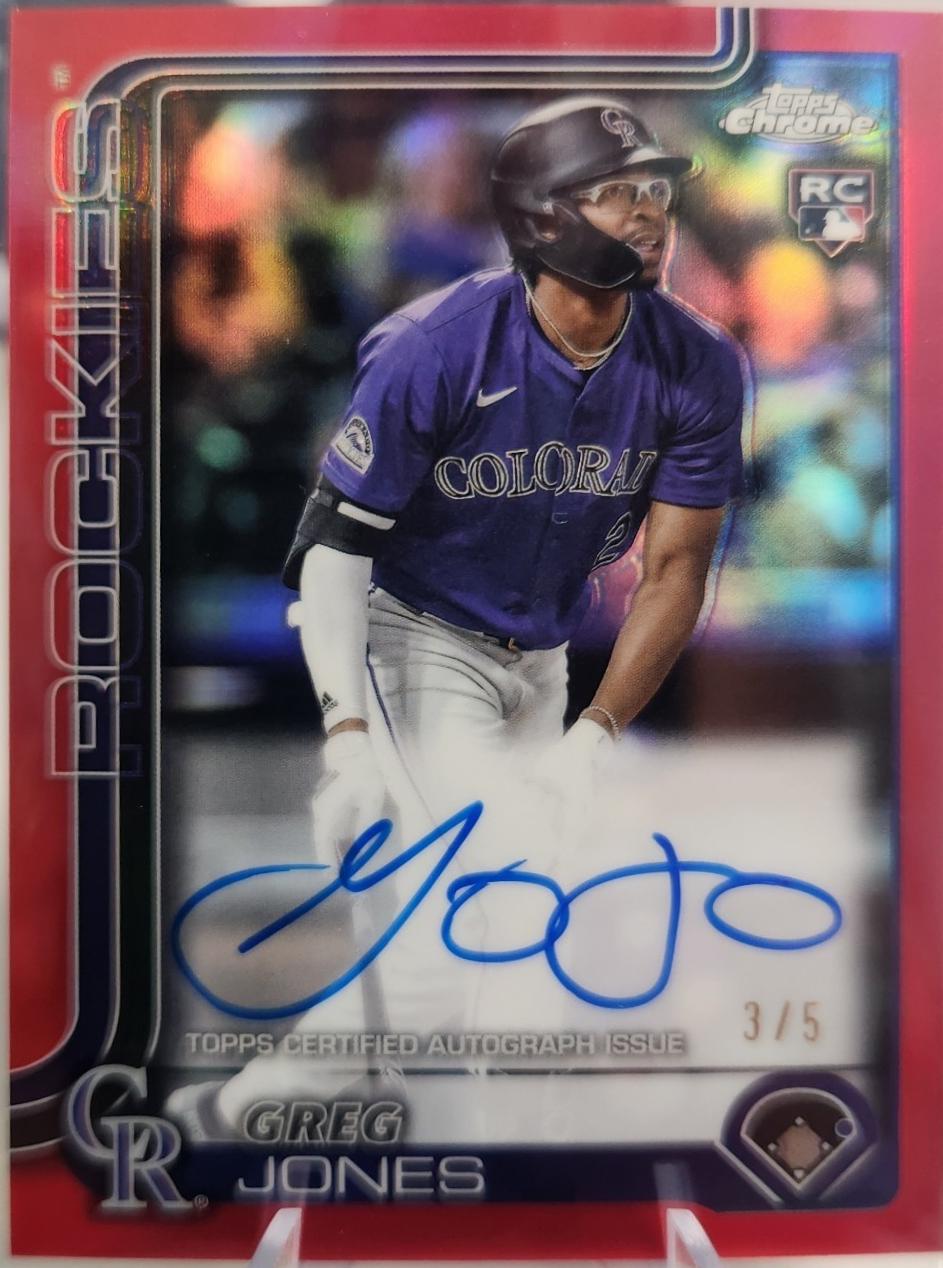 Greg Jones [Red Refractor] #RA-GJ