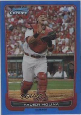 Yadier Molina [Blue Refractor] #78