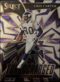 Cris Carter #TUR-12 Football Cards 2021 Panini Select Turbocharged