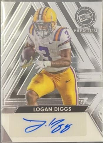 Logan Diggs #BA-LD1 2024 Press Pass Premium Autograph Football