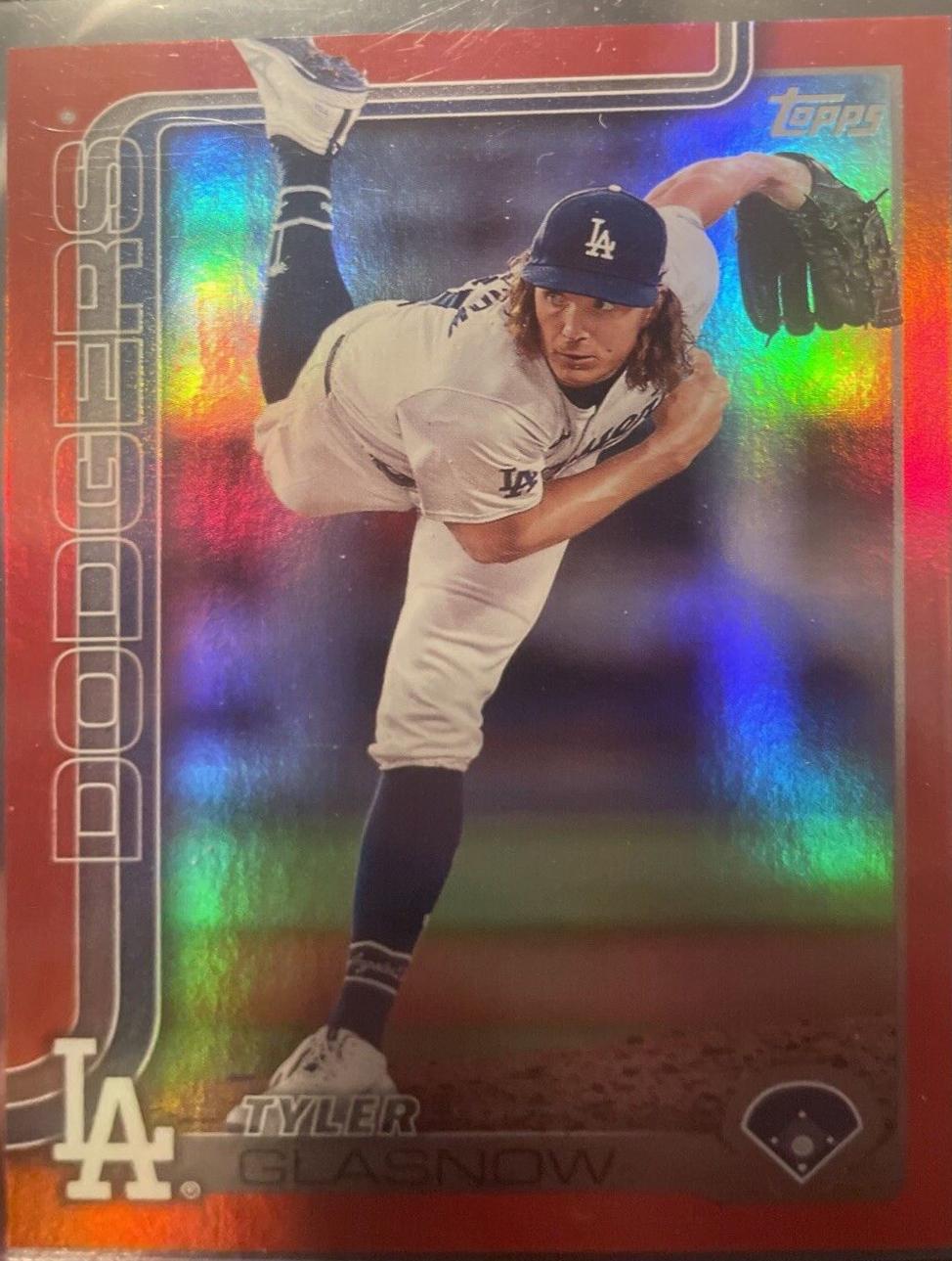 Tyler Glasnow [Red Foil] (2025 Topps)