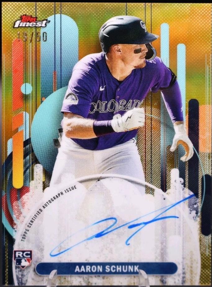 Aaron Schunk [Gold Refractor] #FA-AS