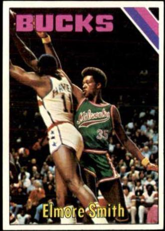 Elmore Smith #16 Basketball Cards 1975 Topps