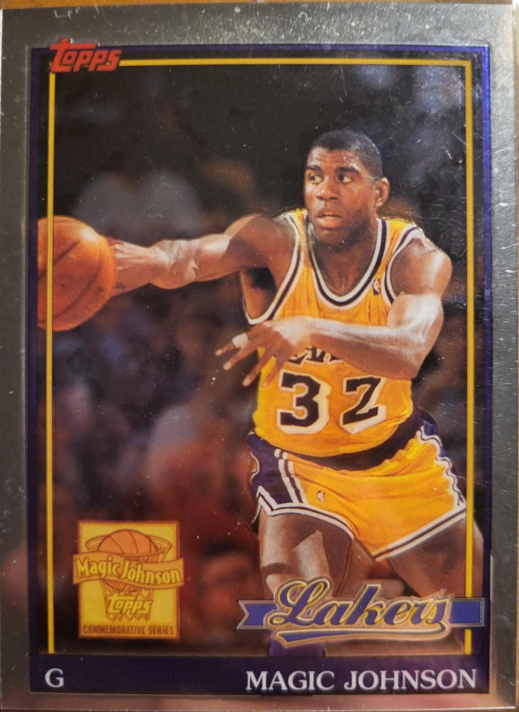 Magic Johnson #MJ9 Basketball Cards 2000 Topps Card That Never Were