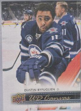 Dustin Byfuglien #C88 Hockey Cards 2014 Upper Deck Canvas