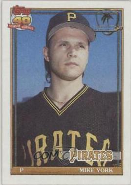 Mike York #508 Baseball Cards 1991 Topps Desert Shield