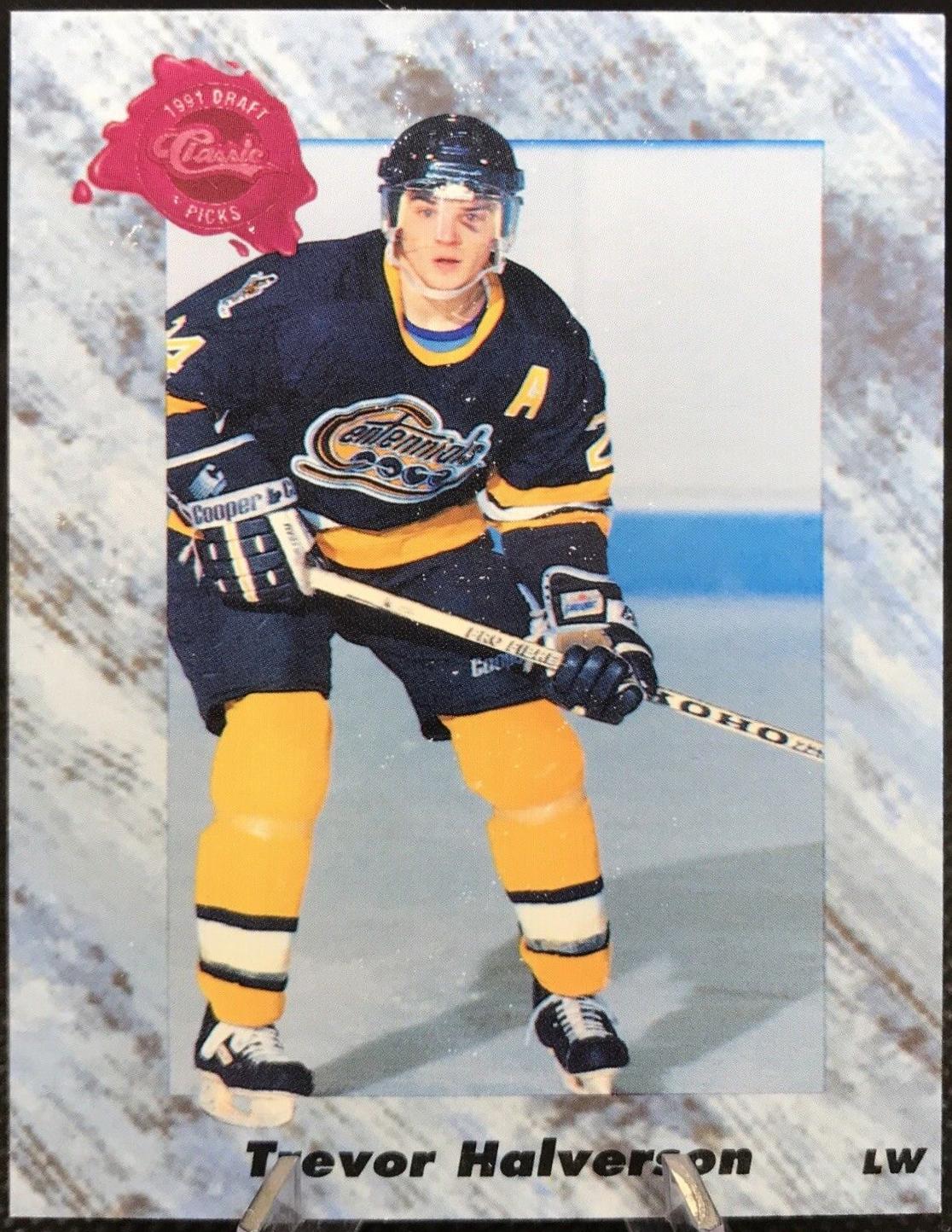 Trevor Halverson #18 Hockey Cards 1991 Classic Draft Picks