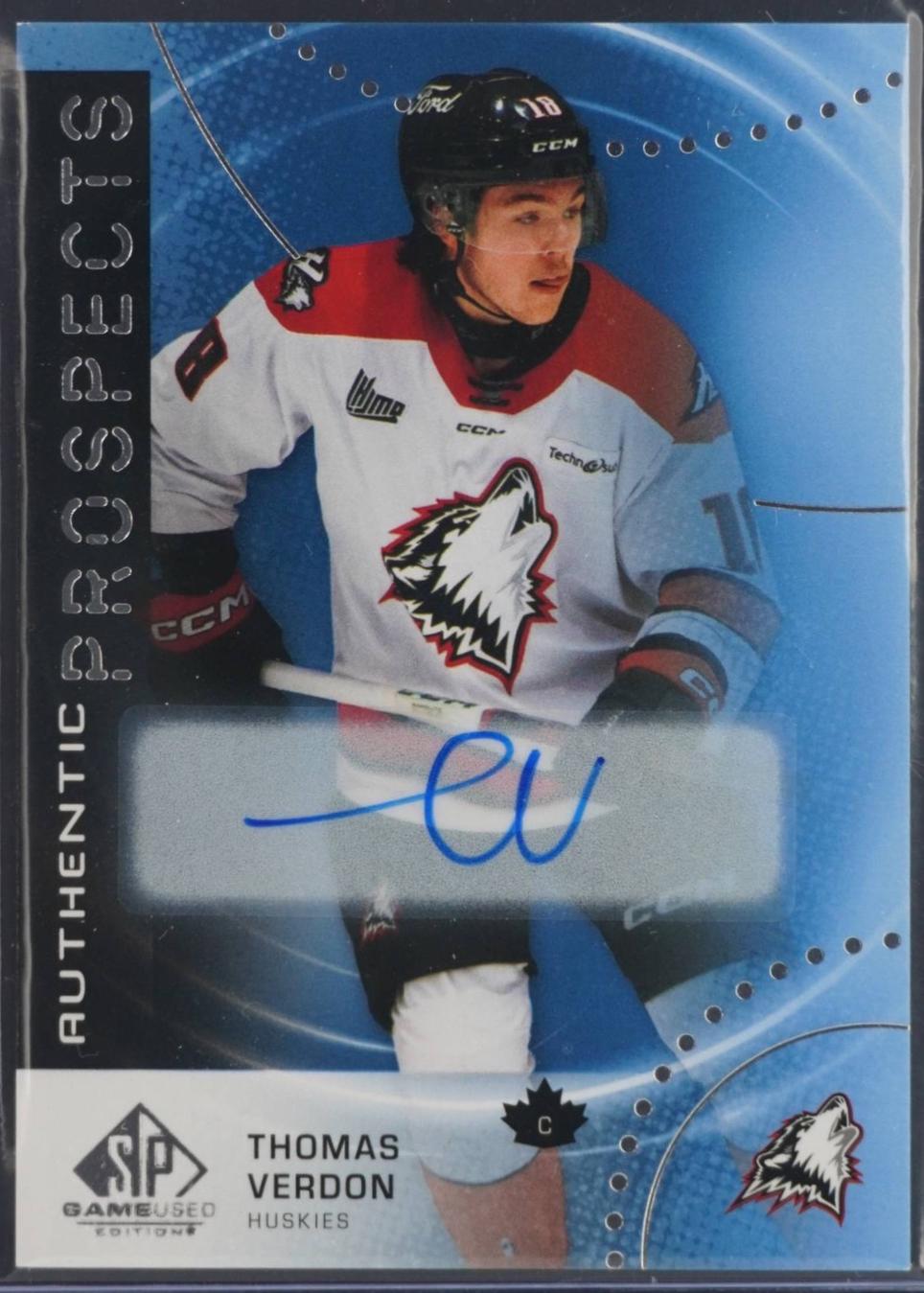 Thomas Verdon #58 2025 Sp Game Used Chl Hockey