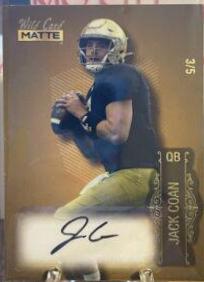 Jack Coan #MB-A 2022 Wild Card Matte Autographs Football