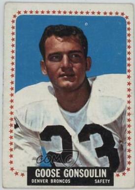 Goose Gonsoulin #47 Football Cards 1964 Topps