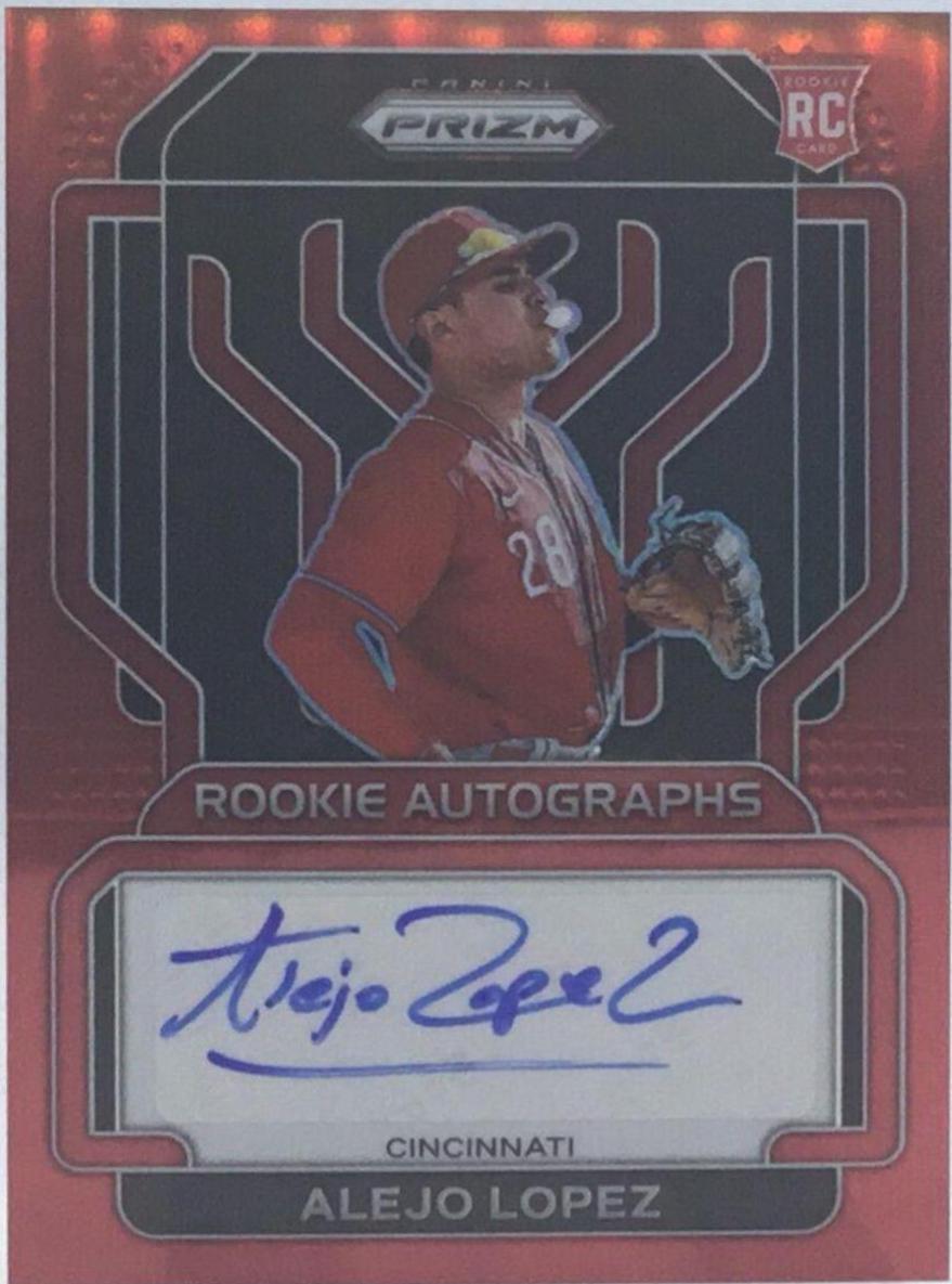 Alejo Lopez #RA-LO Baseball Cards 2022 Panini Prizm Rookie Autographs