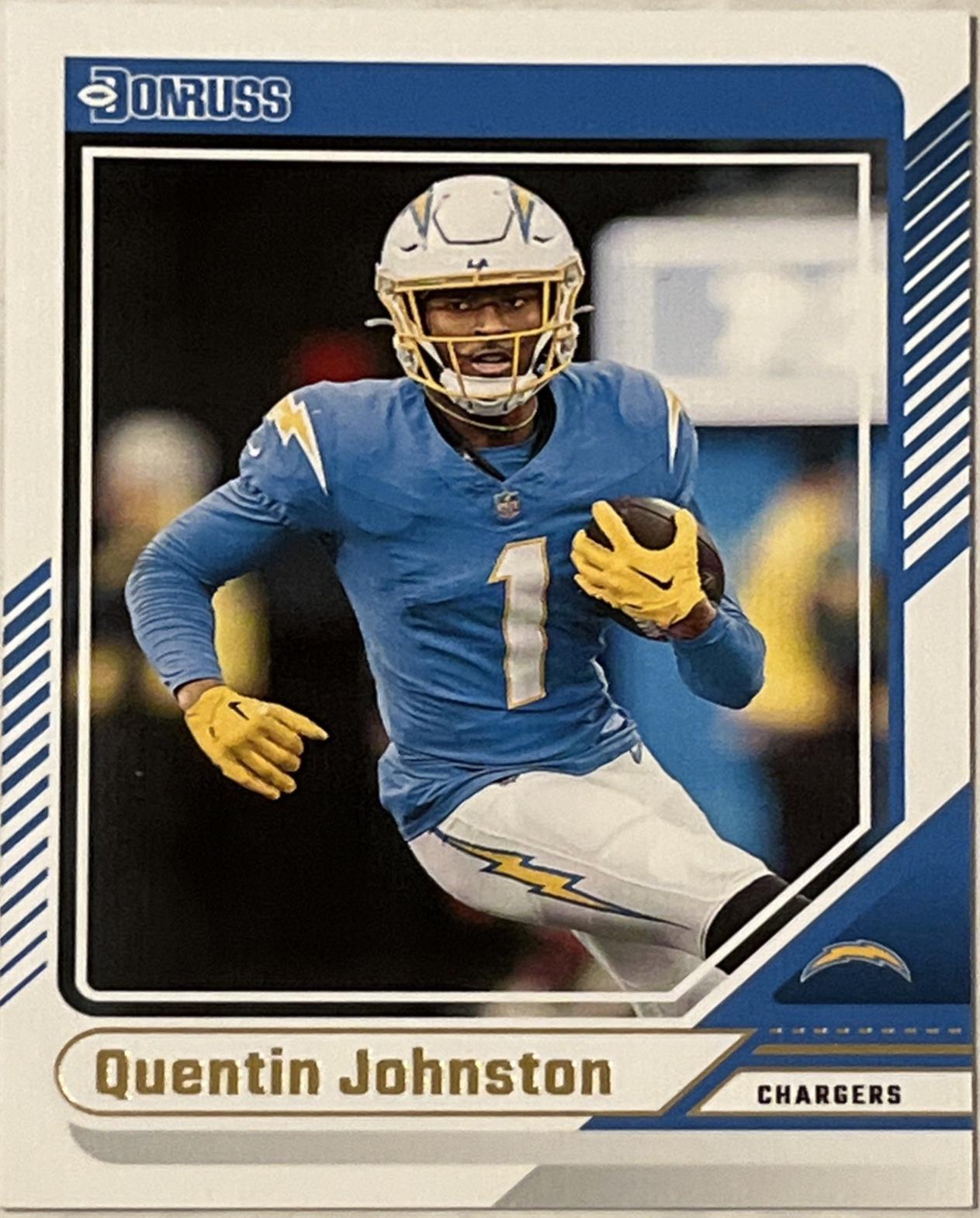 Quentin Johnston #288 2024 Panini Donruss Football