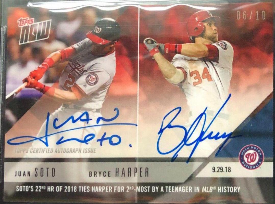 Bryce Harper, Juan Soto [Autograph Red] #808C