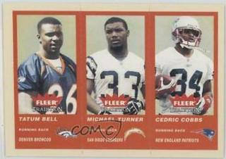 Tatum Bell, Michael Turner, Cedric Cobbs