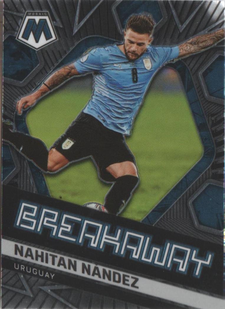 Nahitan Nandez #20 Soccer Cards 2021 Panini Mosaic Road to FIFA World Cup Breakaway