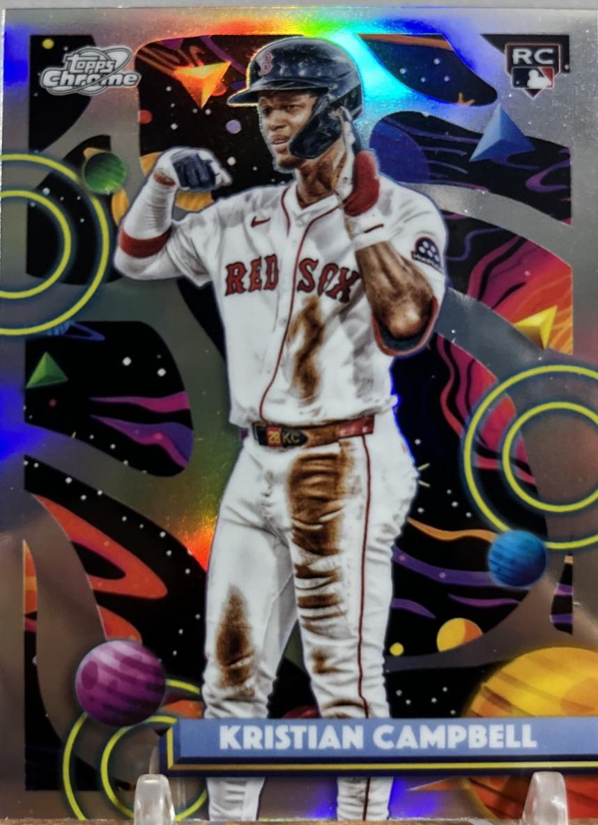 レア　地球ゴマ No.B(未開封) & No.E(開封済み) セット Kristian Campbell [Refractor] #47 Prices | 2025 Topps Cosmic