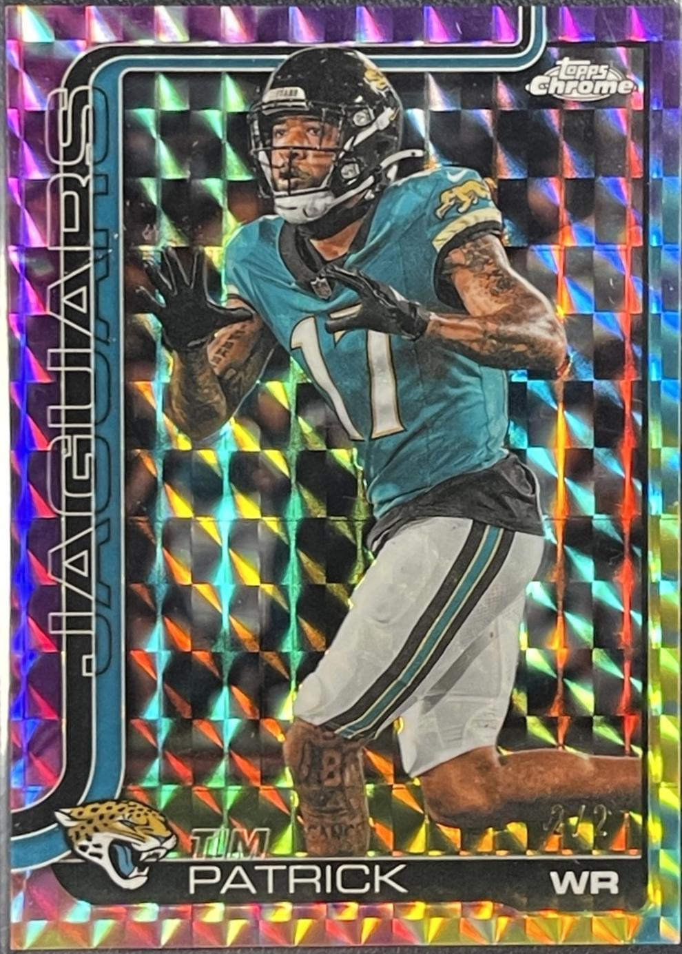 【新品未開封】 3点デッドプール RAINBOW FOIL EDITION Tim Patrick [Tie Dye Geometric Refractor] #96 Prices | 2025 Topps