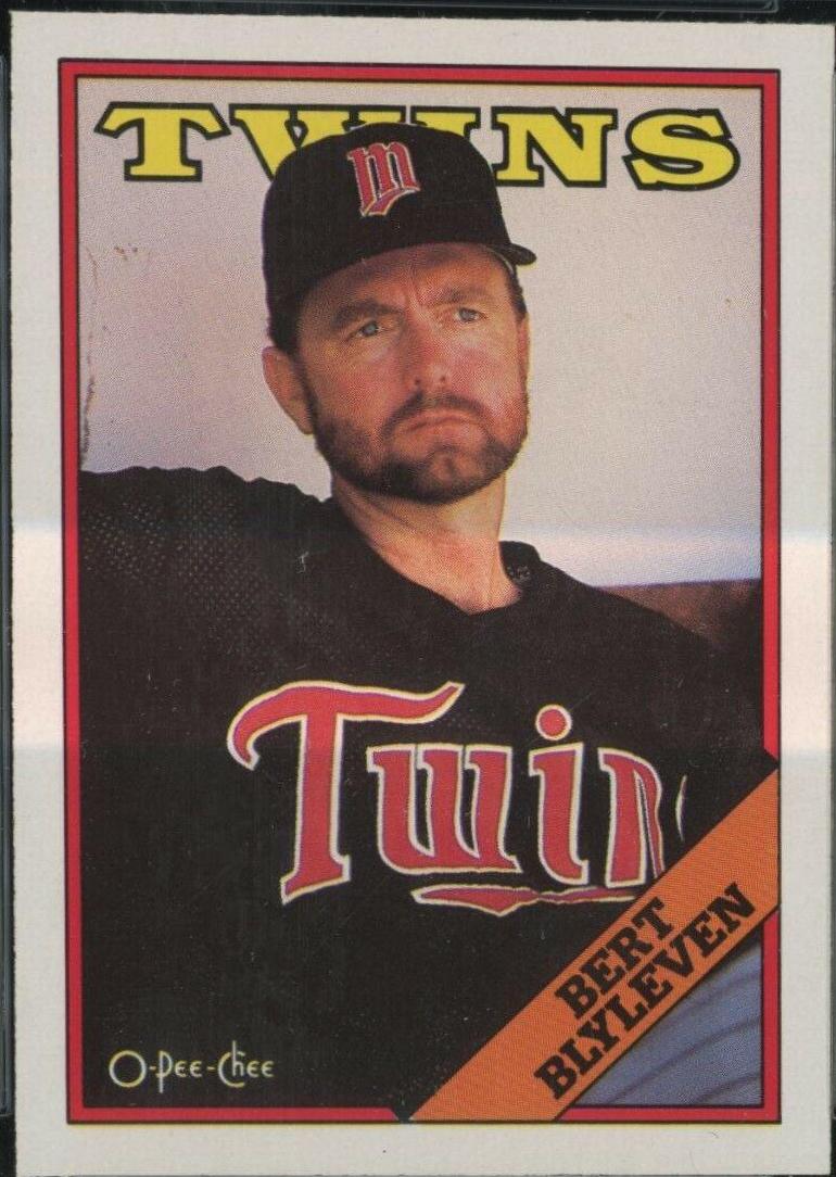 Bert Blyleven #295 1988 O-Pee-Chee Baseball