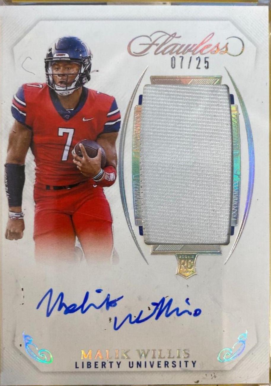 Malik Willis #153 2022 Panini Flawless Collegiate Football