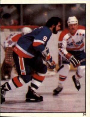 Clark Gillies #55 Hockey Cards 1982 Topps Stickers